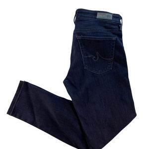 AG Adriano Goldschmied Womens Blue Jeans 26R The Stevie Slim Straight Ankle